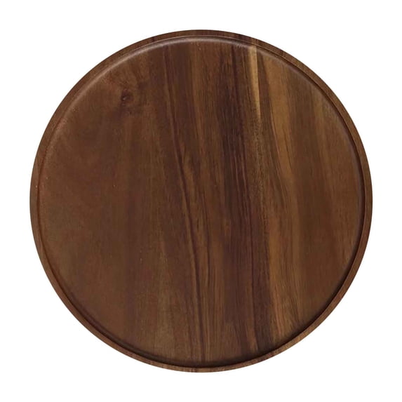 Solid Wood Serving Tray | Multipurpose Walnut Snack & Dessert Tray for Kitchen, Living Room | Includes 1 Tray
