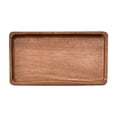thumbnail image 1 of Solid Wood Serving Tray, Rectangular Bread and Fruit Plate, Nonporous Multipurpose Wooden Storage Platter for Kitchen Counter Decor, Coffee Table Centerpiece, Bedroom Organizer by, 1 of 5
