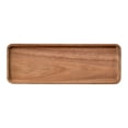 thumbnail image 1 of Solid Wood Serving Tray, Rectangular Bread and Fruit Plate, Nonporous Multipurpose Wooden Storage Platter for Kitchen Counter Decor, Coffee Table Centerpiece, Bedroom Organizer by, 1 of 5