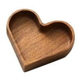 thumbnail image 1 of Solid Wood Serving Tray for Candy and Dried Fruit Stackable Display Dish Natural Whole Wood Design, 1 of 9