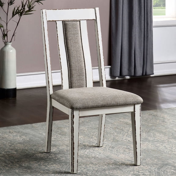 Solid Wood Side Chairs with Two-Tone Design/Enhance Your Dining Experience