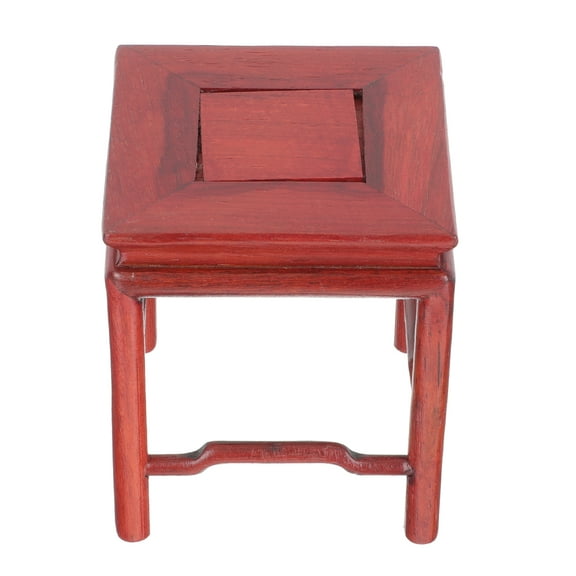 Solid Wood Small Flower Stand Plant Pot Rack Side Table Floral Office Brown