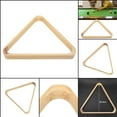 thumbnail image 1 of Solid Wood Snooker  Billiard Ball Rack, Professional Triangle/Rhombus Frame for Play, 1 of 10
