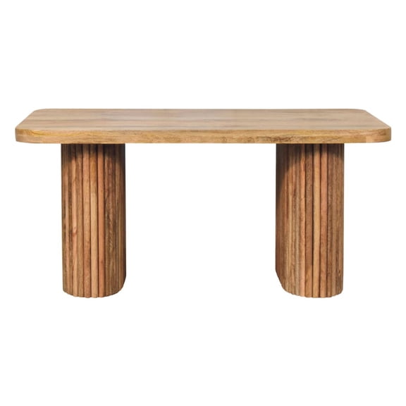 Solid Wood Soba Bench | Useful for Hallway Shoe Routines | 100% Solid Mango Wood Hand - built | Ensures Sturdy Contemporary Furniture