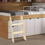 Solid Wood Step Ladder, 75cm Bed Ladder Wall Mounted, Space Saving Bunk Bed Ladder for Loft Beds, for Home
