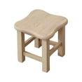 thumbnail image 1 of Solid Wood Stool Wooden Step Stool for Adults Small Wooden Stool Square Stool Sitting Stool Legs Detachable for Kitchen Bathroom Living Room, 1 of 6