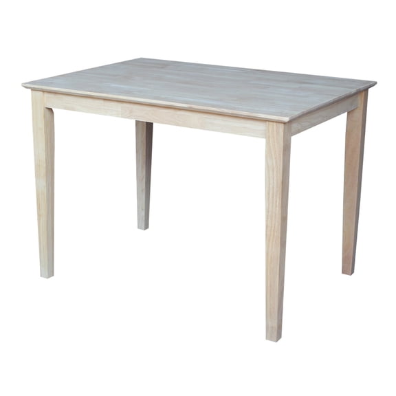 Solid Wood Top Table, Shaker Legs