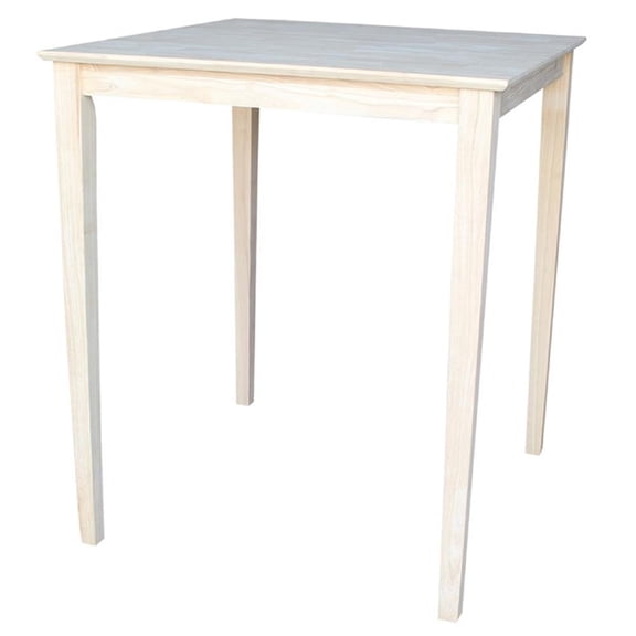 Solid Wood Top Table, Shaker Legs