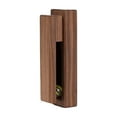 thumbnail image 1 of Solid Wood Towel Holder | Handcrafted Hardwood Hanging Rack | Glass Lock Grip Mechanism | Wall Mounted | Walnut or Beech Finish | 5.12" x 1.77" | Clothes, Tea, Hand Towels | Modern Bathroom &, 1 of 4