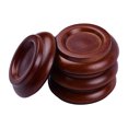 thumbnail image 1 of Solid Wood Upright Piano Caster Cups Coaster with Anti-slip EVA Pad, 4pcs/Set, 1 of 9