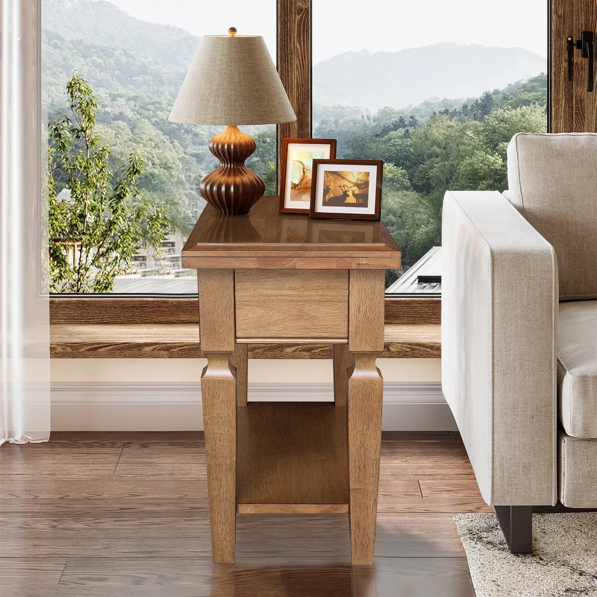 Solid Wood Vista Side Table