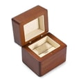 thumbnail image 1 of Solid Wood Wedding Ring Box Square Wood Ring Box For Ring Necklace Bracelet Storage Boxes Jewelry Boxs, 1 of 8