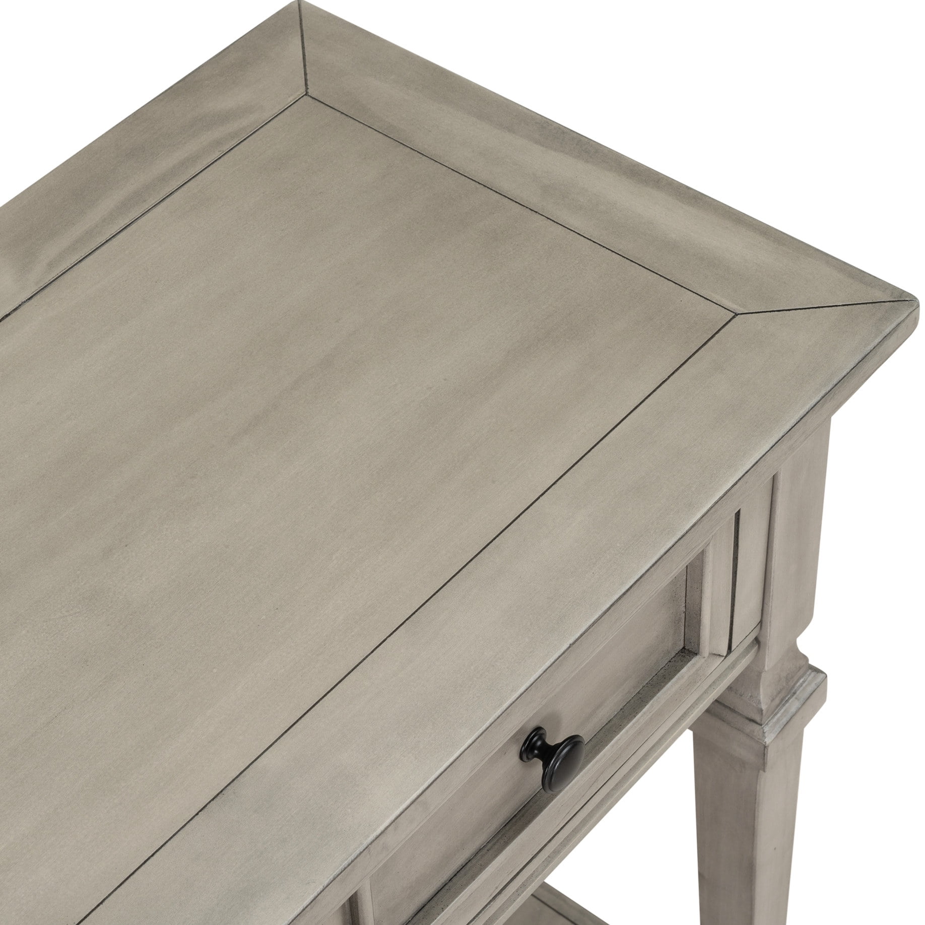 Solid Wood and MDF Console Table+High Load-Bearing Tabletop ...