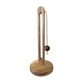 Solid Wood home organizer Paper Towel Rack Kitchen organization and storage Punch Paper Roll