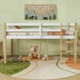 thumbnail image 1 of Solid Wooden Twin Loft Bed with Ladder and Ample Storage Space, 1 of 24