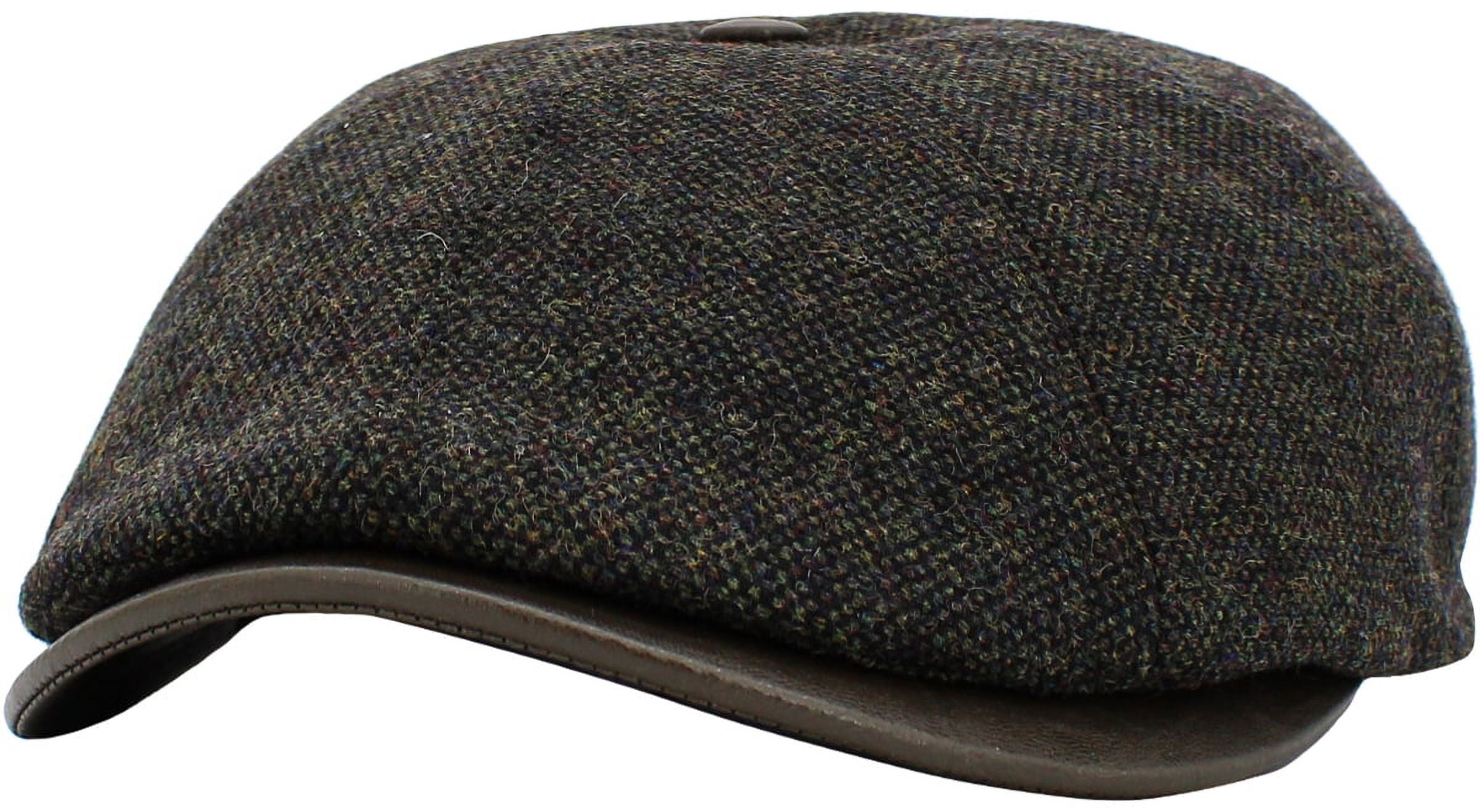 Solid Wool Newsboy Hat Cap Union Wool Blend Newsboy Cap – Village Hat Shop main image 2
