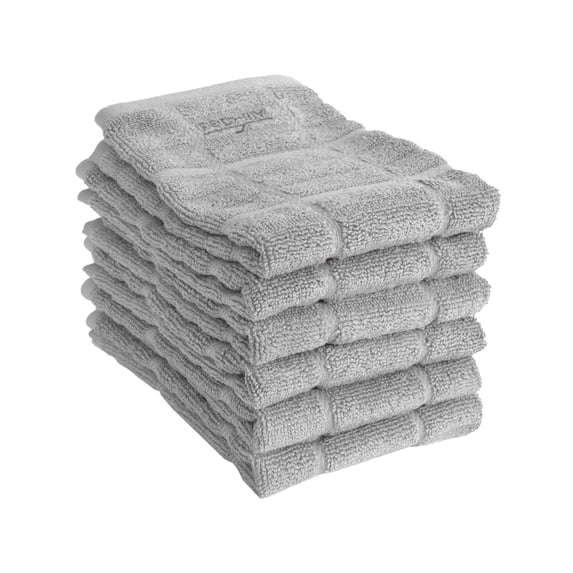 All-Clad Premium Solid Dish Cloth, 6-Pack, Titanium
