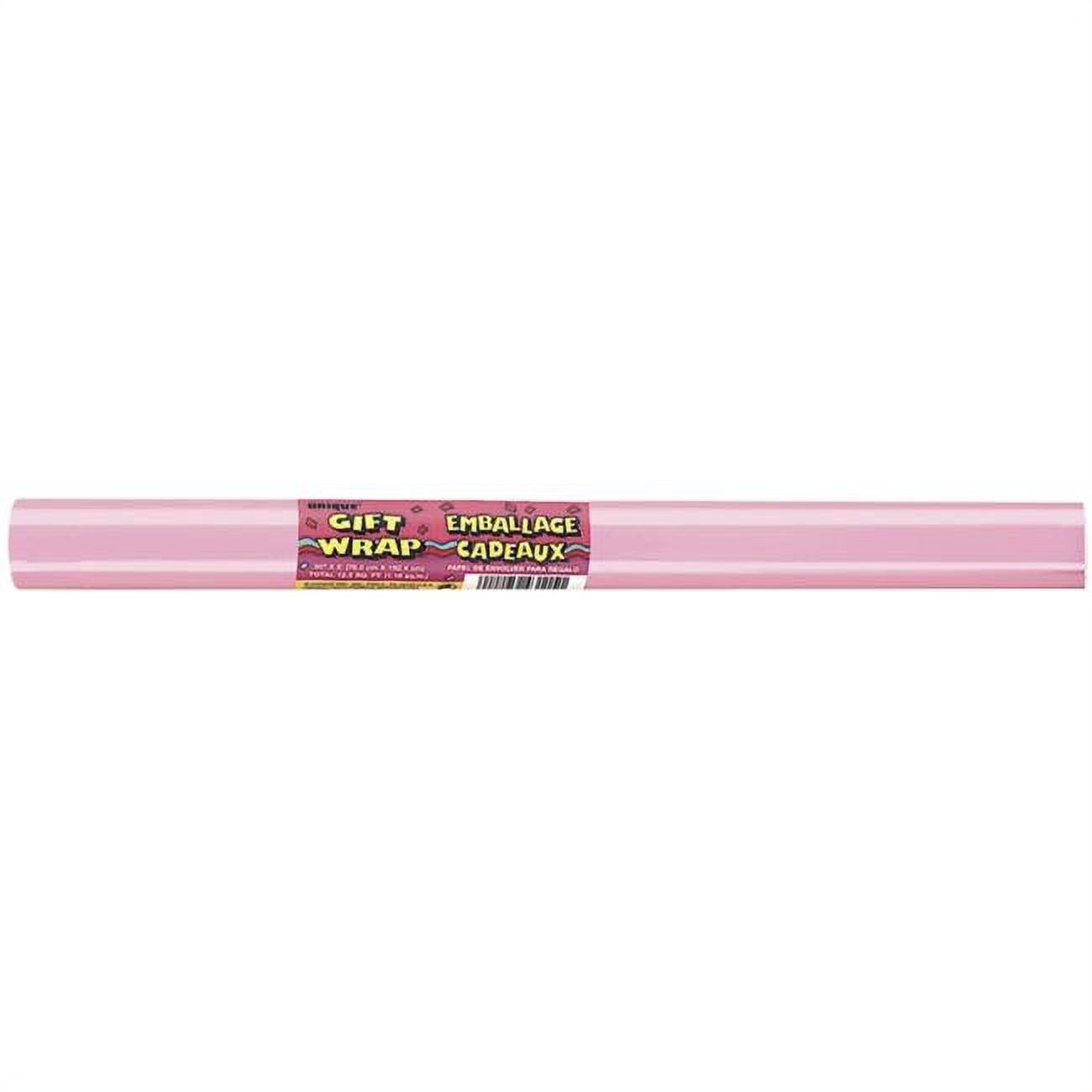 Solid Wrapping Paper, 5 x 2.5 ft, Pastel Pink, 1ct 