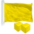 thumbnail image 1 of Solid Yellow Color Flag 3x5FT 10-Pack Printed 150D Polyester By G128, 1 of 6