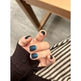 thumbnail image 1 of Solid color glass beads cat's eye pure hand-worn nail ins style simple and white advanced sense nail patch fake nails, 1 of 9