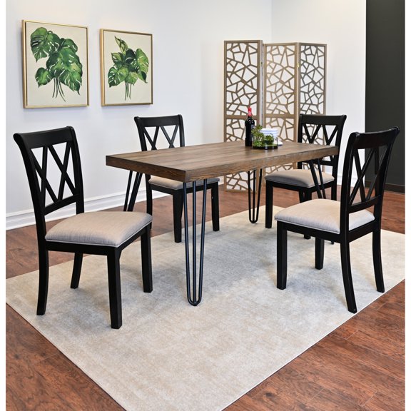 Solid rubberwood chair frames | Used for family gatherings in the dining area | Offers reliable support