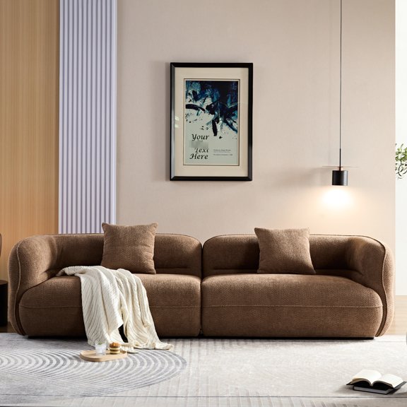 Solid wood frame, no - tool assembly | Convenient sofa for DIY installation in living room