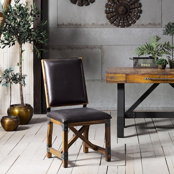 Solid wood frame with assembly required / Dining chair for DIY home improvement