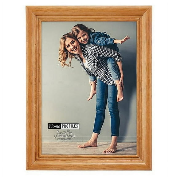 Solid wood oak finish 5x7 favorite from Home Profiles by Malden - 5x7