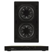 SolidDrive PhaseTech IW210 10" In-Wall Subwoofer with P350 Amplifier