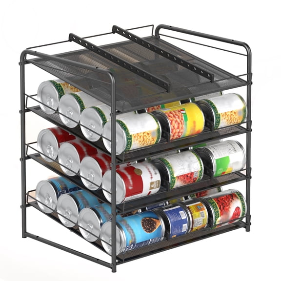 SolidPal Stackable Can Organizer for Pantry, Holds Up to 36 Cans, Storage Rack for Kitchen Cabinet