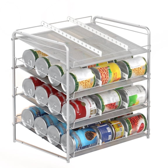 SolidPal Stackable Can Organizer for Pantry, Holds Up to 36 Cans, Storage Rack for Kitchen Cabinet