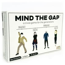 SolidRoots Mind the Gap- A Trivia Game for the Generations Gen Z Millennial Gen X Boomer | Family Games | Card Games | Games for Adults & Kids 10+