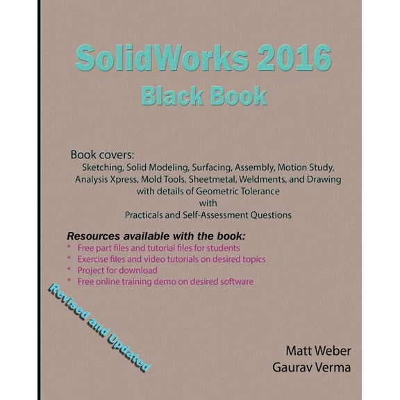 SolidWorks 2016 Black Book, (Paperback)