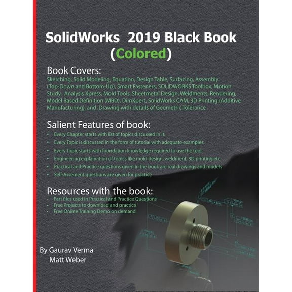 SolidWorks 2019 Black Book (Colored), (Paperback)