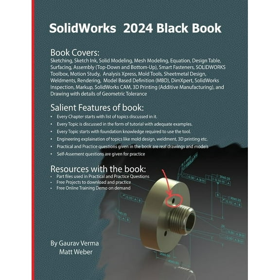 SolidWorks 2024 Black Book, (Paperback)
