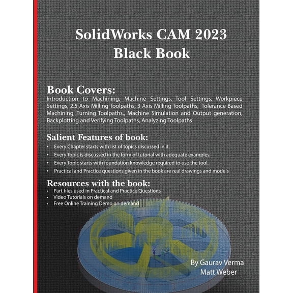 SolidWorks CAM 2023 Black Book, (Paperback)