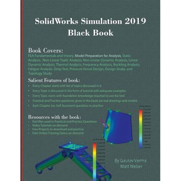 Pre-Owned SolidWorks Simulation 2019 Black Book