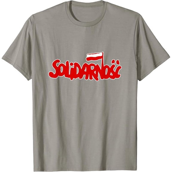Solidarity / Solidarnosc | White & Red flag T-shirt 1980s T-shirt