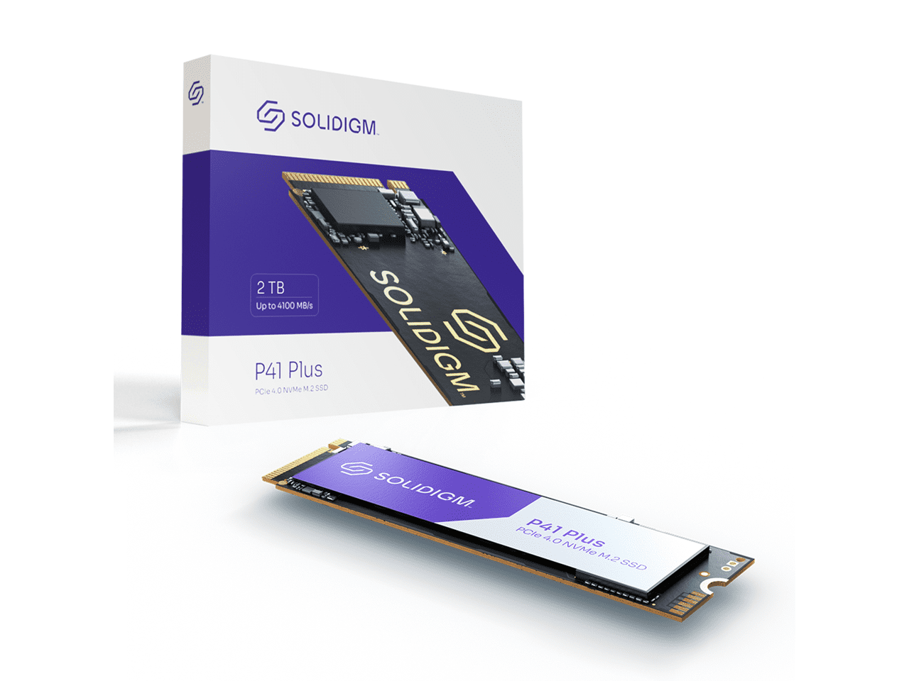 Solidigm P41 Plus 2TB M.2 2280 PCIe 4.0 NVMe Gen4 Internal Solid State  Drive (SSD) SSDPFKNU020TZX1