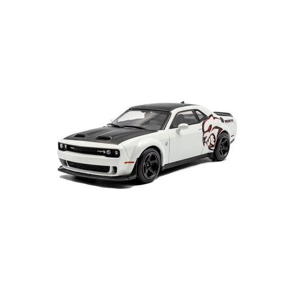 Solido 1:43 Scale Dodge Challenger SRT Hellcat Redeye Widebody Custom White Knuckle 2020 Diecast Model Car S4310309