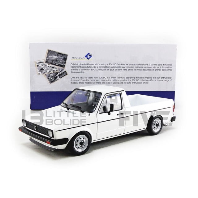 1/18 Solido Volkswagen Caddy MK1 White 1982 Neuf Boîte Livraison Domicile