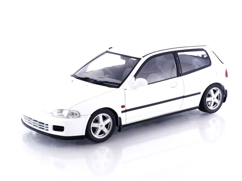 1991 Honda Civic (EG6) RHD (Right Hand Drive) Frost White 1/18 Die Cast Model Car by Solido