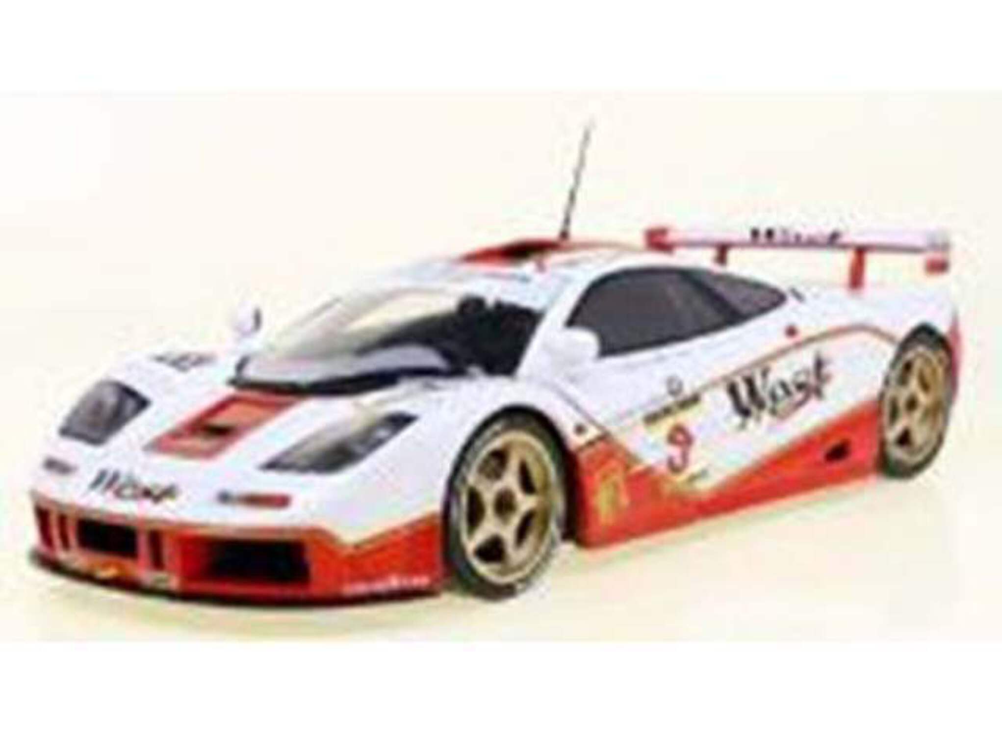 Solido 1:18 McLaren F1 GTR Short Tail White #8 - Miniatura De Colección BPR GT 1995