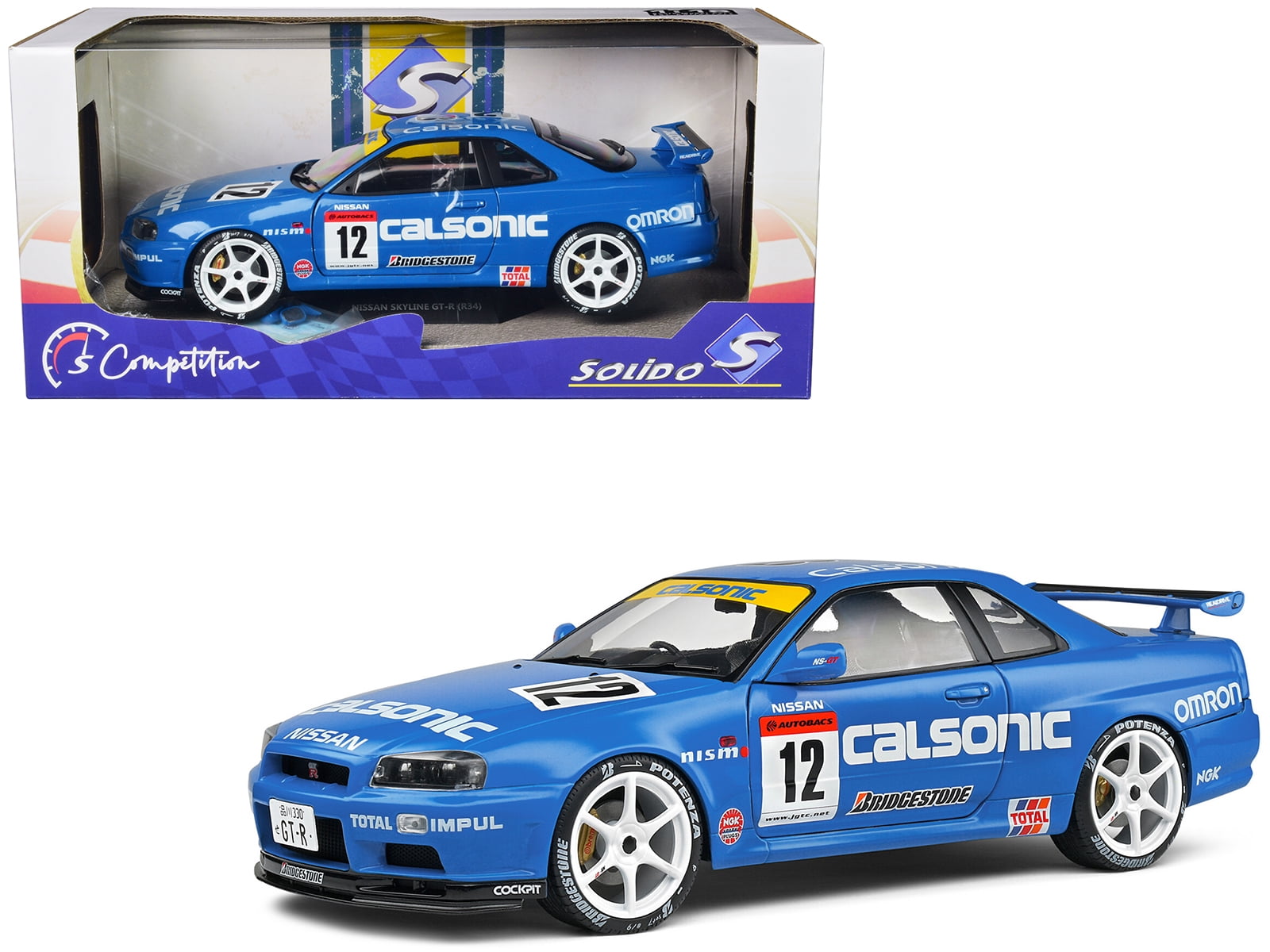SOLIDO 1/18 - NISSAN Skyline GT-R (R34) Streetfighter - 2000