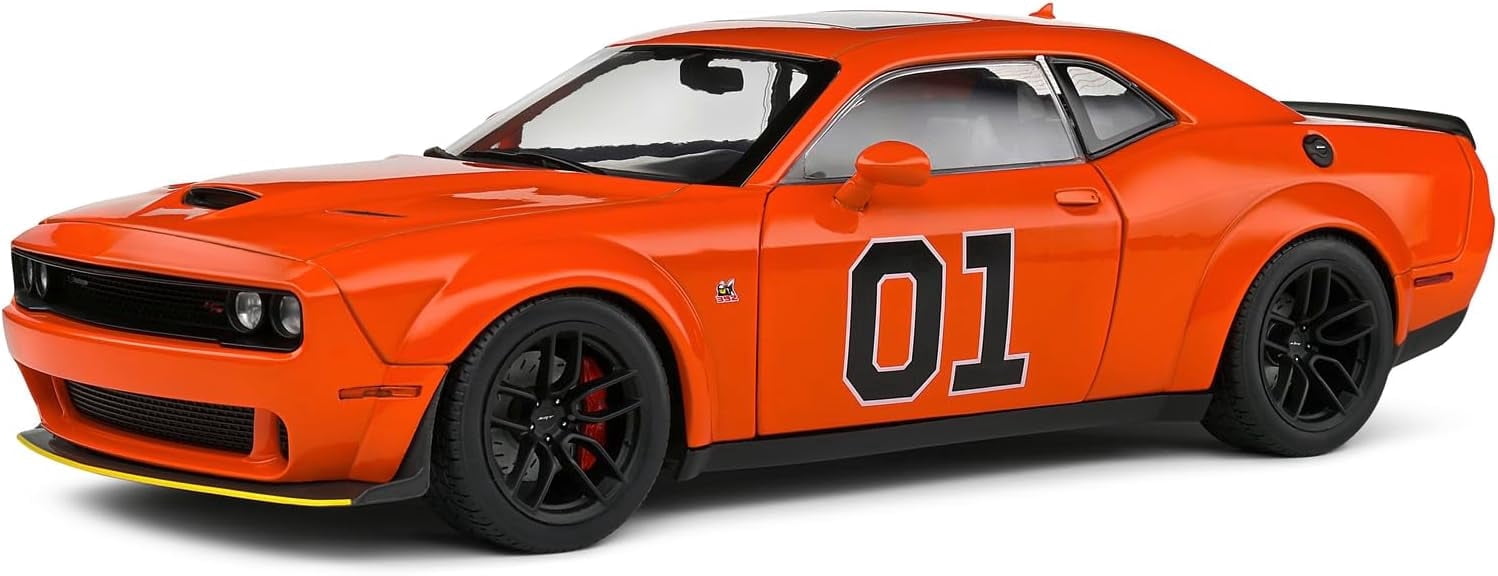 ソリド 1/18 ダッジ チャレンジャー SRT ヘルキャット 2023 Solido Dodge Challenger SRT 2023, 1:18, Orange - Walmart.com