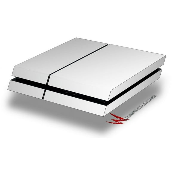 Solids Collection White - Decal Style Skin fits original PS4 Gaming Console by WraptorSkinz