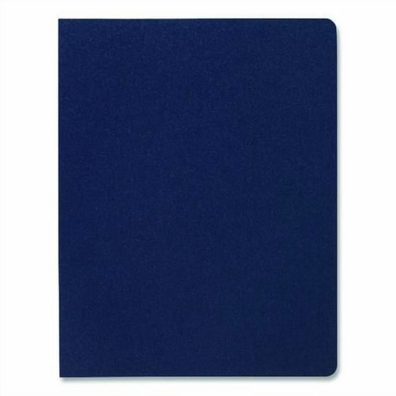 Solids Presentation Covers for Binding Systems, Plastic, Round Corners, 11 x 8.75, Navy, 25/Pack | Bundle of 5