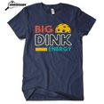 thumbnail image 1 of Solin Big Dink Energy Premium Pickleball T-Shirt Funny Print Tee Casual Shirt Navy Medium, 1 of 1