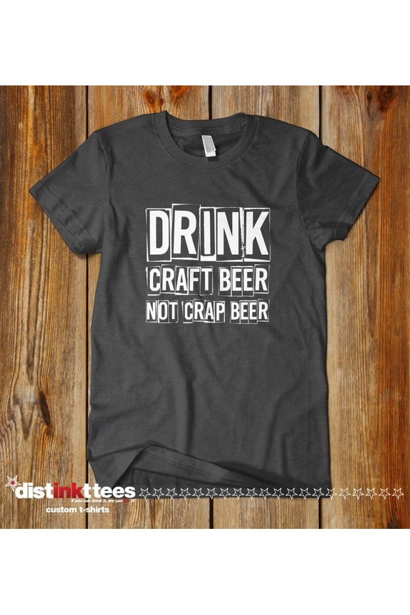 CRAFT Beer Shirt - I Like Craft Beer Shirt - Beer Lover Gift - Black Small