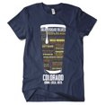 thumbnail image 1 of Colorado Breweries Craft Beer T-Shirt - Vintage Navy Blue, Medium -L-S|| Typography Gift for Dad, 1 of 3